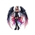 femme ailes transfert thermocollant impression dtf flex textile