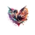 harry potter coeur transfert thermocollant impression dtf flex textile