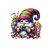 gnome gamer transfert thermocollant impression dtf flex textile