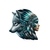 Visages Femme Loup transfert thermocollant impression dtf flex textile