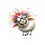 mouton cheveux humour transfert thermocollant impression dtf flex textile