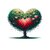 arbre coeurs transfert thermocollant impression dtf lfex textile