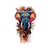 Eléphant Fleurs Feuilles Couleurs transfert thermocollant impression dtf flex textile