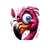 Tête Flamant Rose Humour transfert thermocollant impression dtf flex textile
