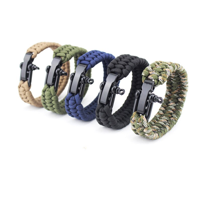 NIUYITID-hommes-en-acier-inoxydable-manilles-Paracord-Bracelet-de-survie-en-plein-air-Camping-sauvetage-d