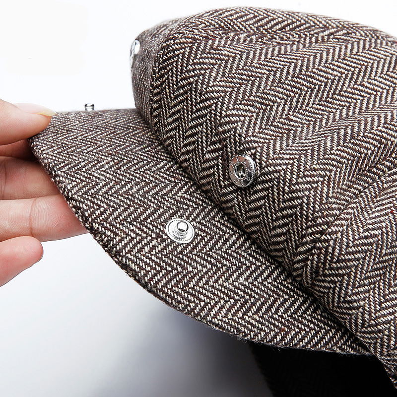 Wuaumx-unisexe-automne-hiver-gavroche-casquettes-hommes-et-femmes-chaud-Tweed-chapeau-octogonal-pour-homme-d