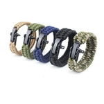 NIUYITID-hommes-en-acier-inoxydable-manilles-Paracord-Bracelet-de-survie-en-plein-air-Camping-sauvetage-d