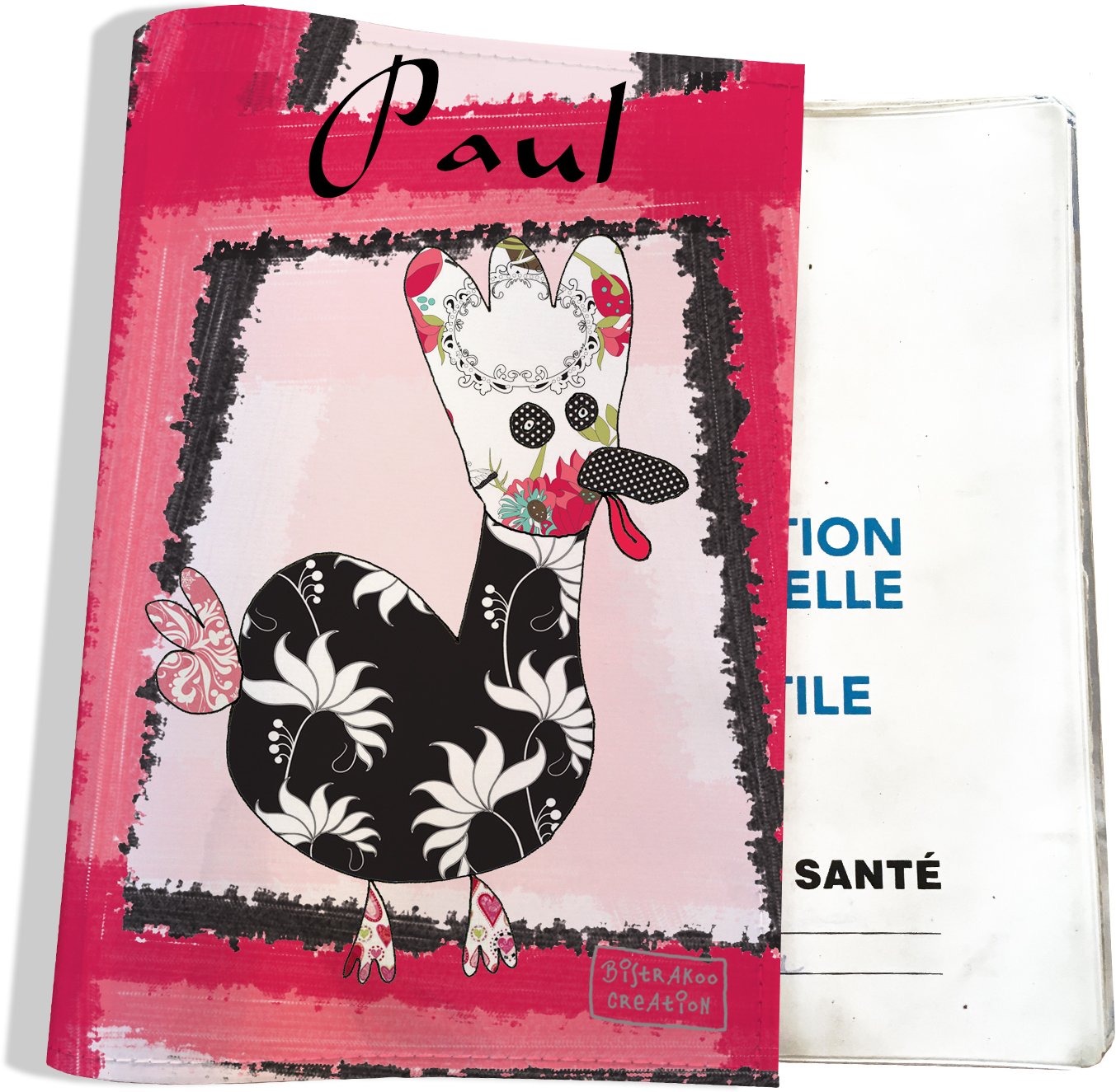 Protege Carnet De Sante Bebe Personnalise Motif Poule