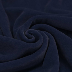 Jersey velours bleu marine