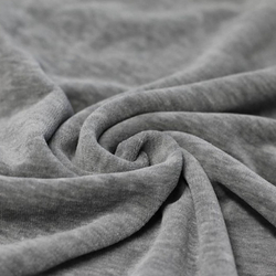 Jersey velours gris chiné