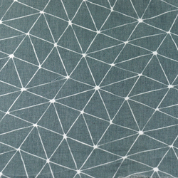 Coton gris géométrique
