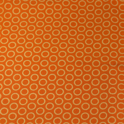 Coton orange cercles