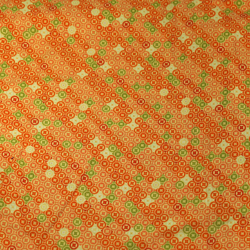 Coton orange pois