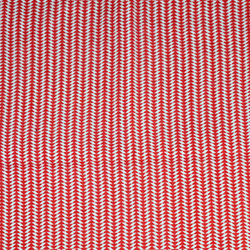 Coton frise triangles corail