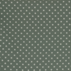 Coton gris étoiles blanches