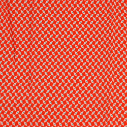Coton géométrique orange