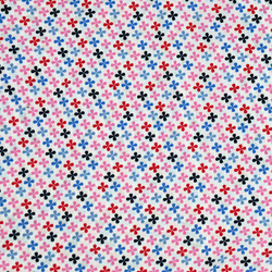 Coton trèfle rose