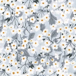 Liberty Mitsi gris et moutarde