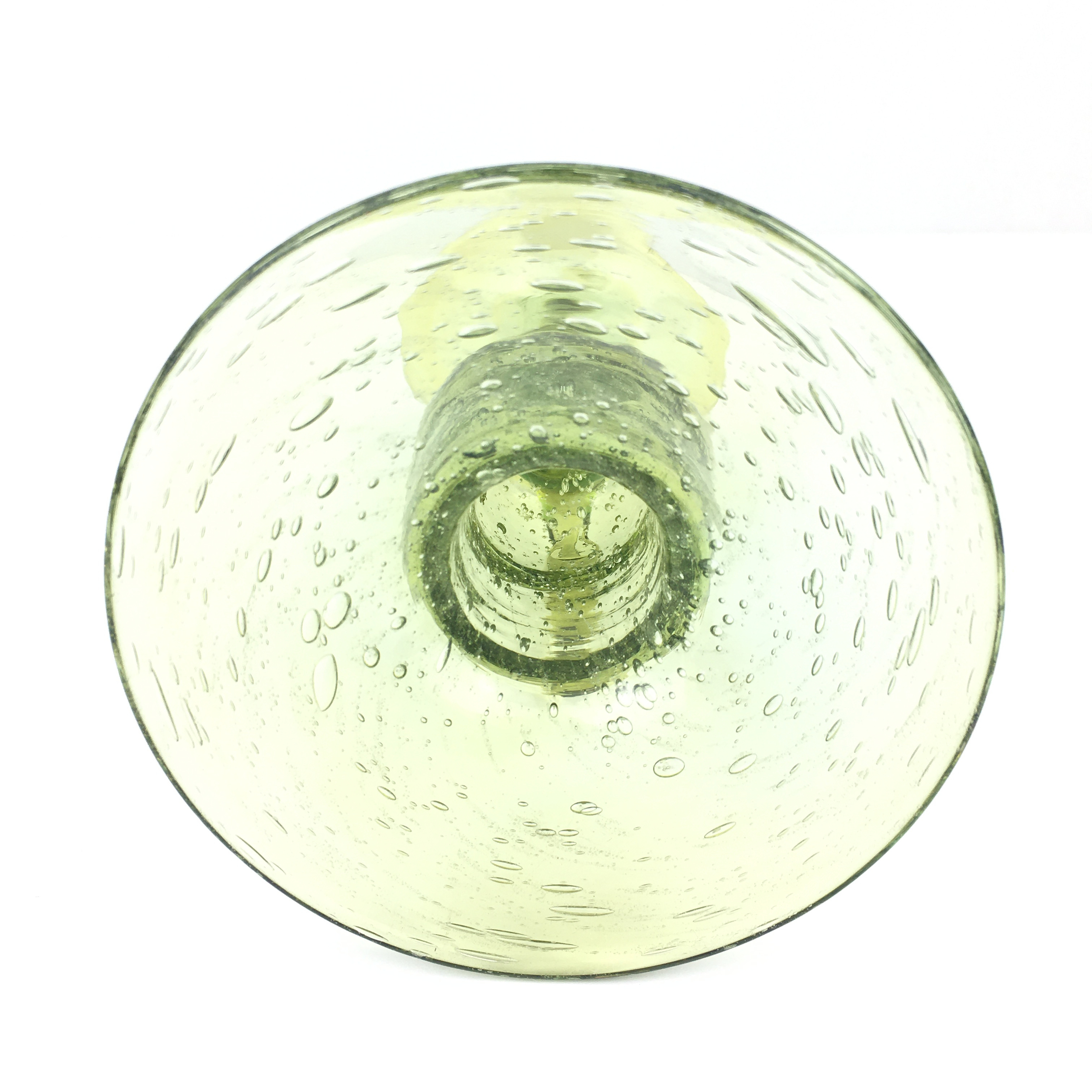 bougeoir verre bullé Biot vintage et durable brocup