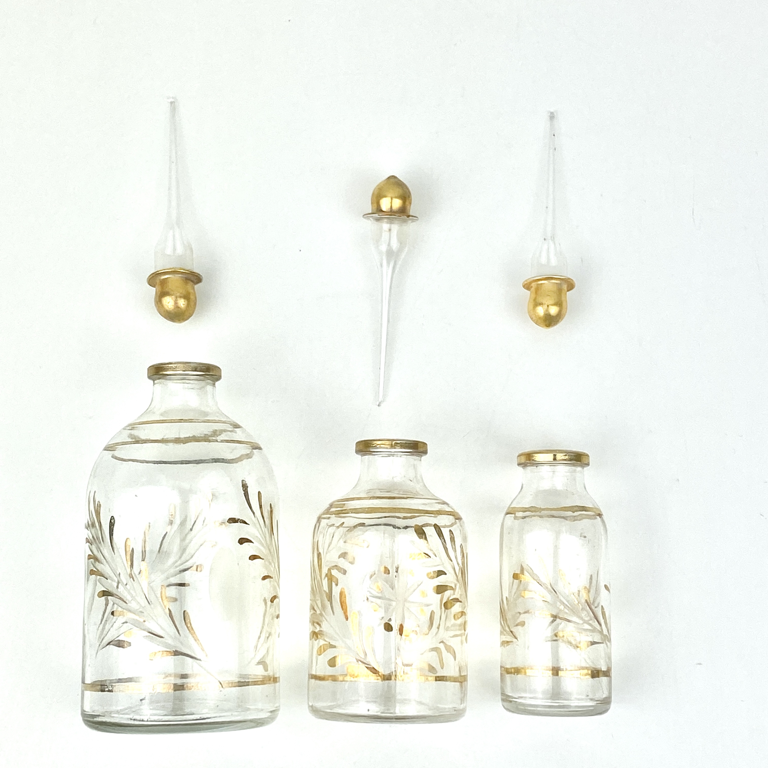 Fioles parfum verre décoré vintage et durables boutique brocup