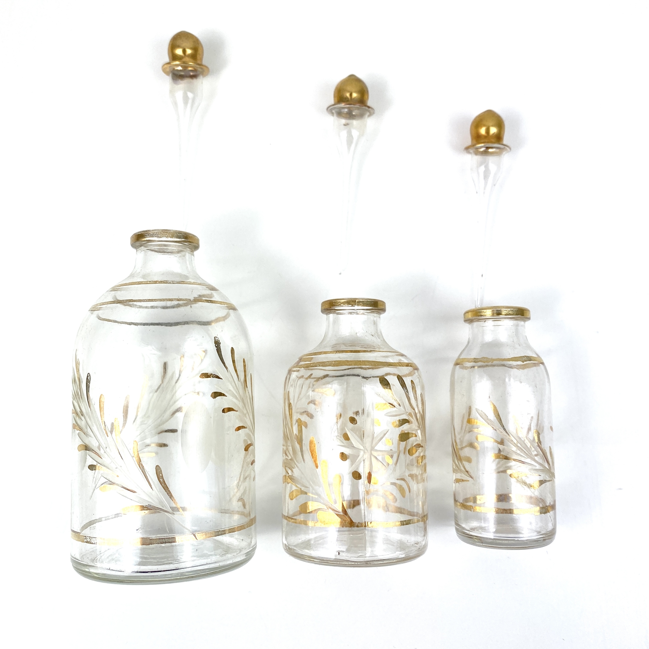 Fioles parfum verre décoré vintage et durables boutique brocup