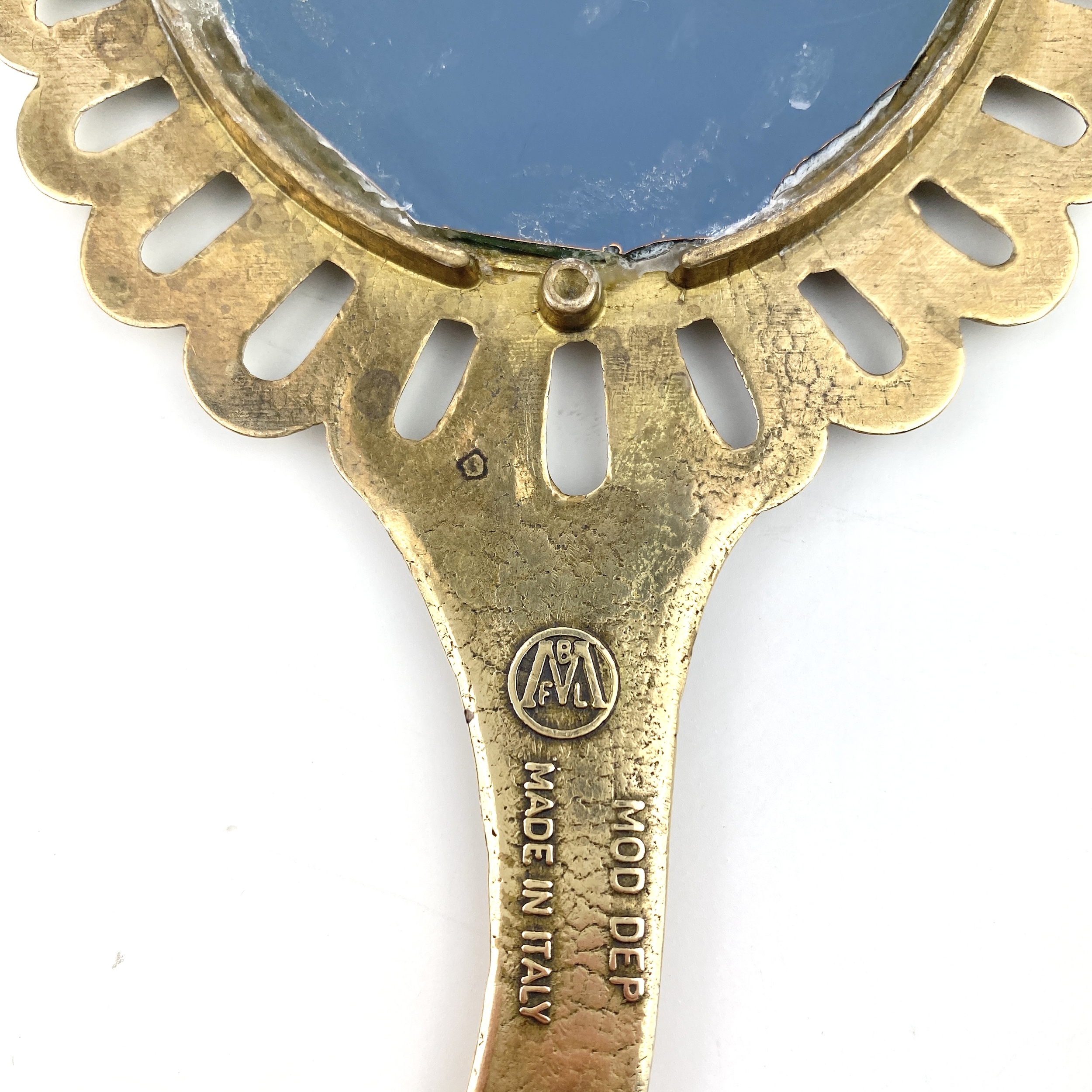 Miroir à main italien vintage et durable boutique brocup
