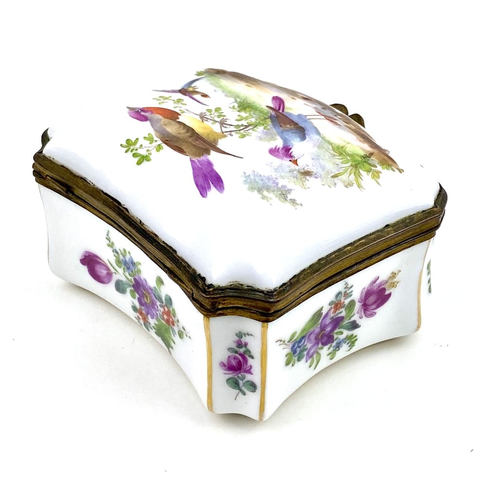 Boîte ancienne porcelaine vintage et durable | Boutique BrocUp