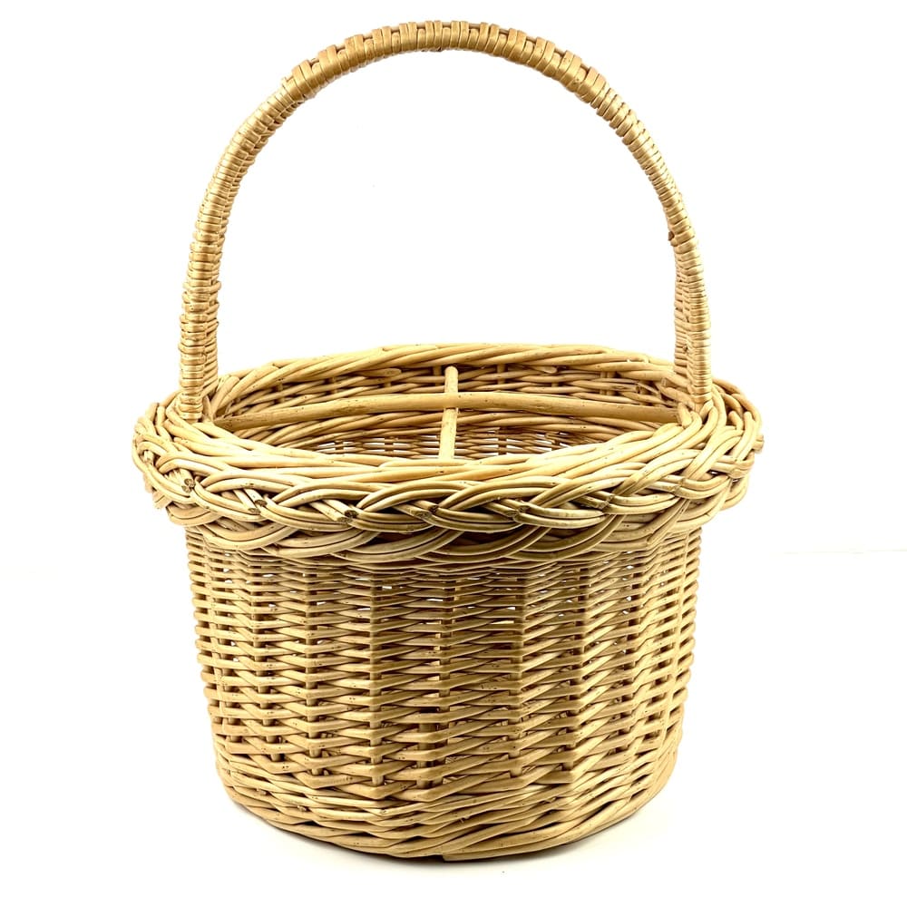 Panier à bouteilles osier vintage et durable | Boutique Broc'Up