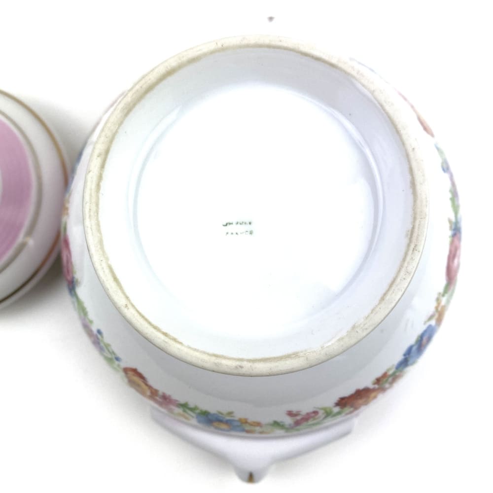 Sucrier porcelaine Art Déco vintage et durable | Boutique BrocUp