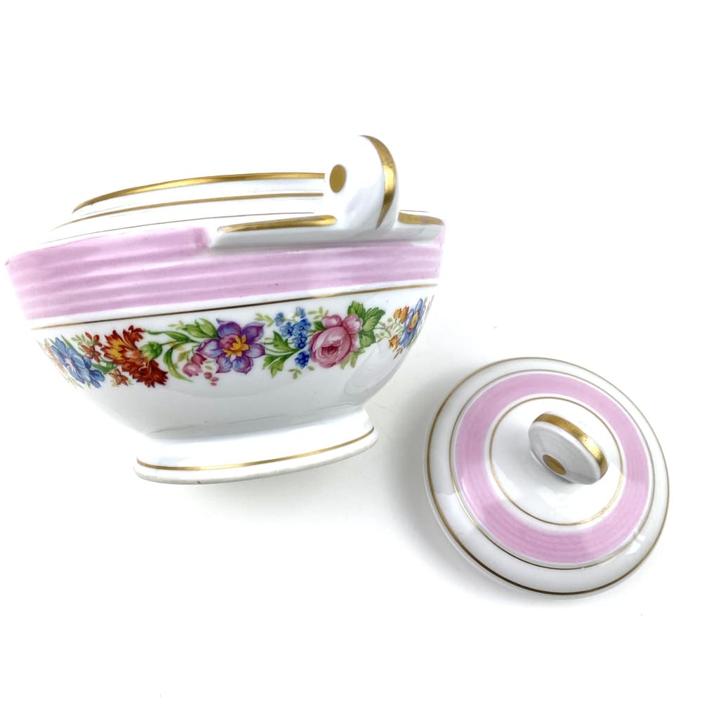 Sucrier porcelaine Art Déco vintage et durable | Boutique BrocUp