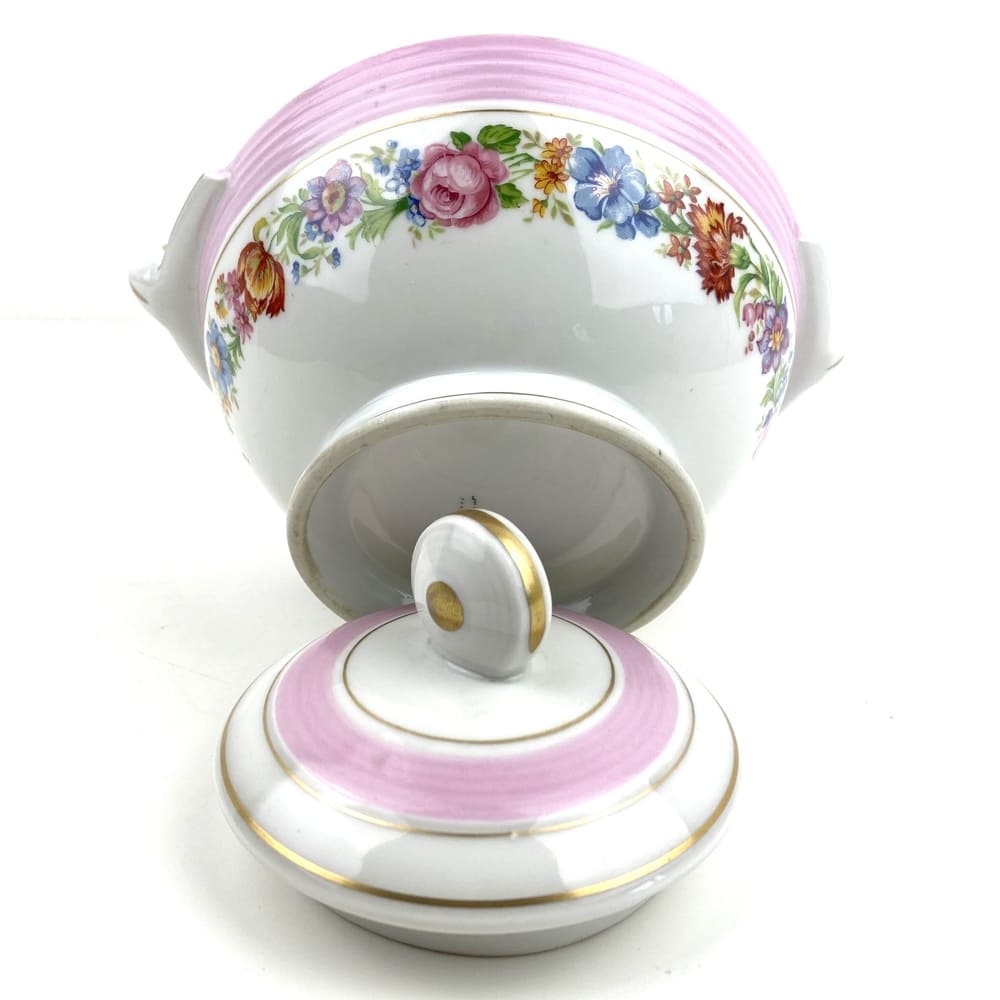 Sucrier porcelaine Art Déco vintage et durable | Boutique BrocUp