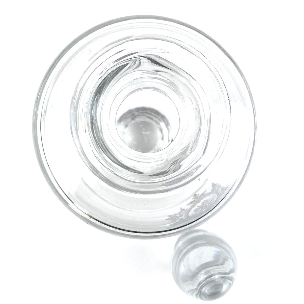 Flacon verre décoré vintage et durable | Boutique BrocUp