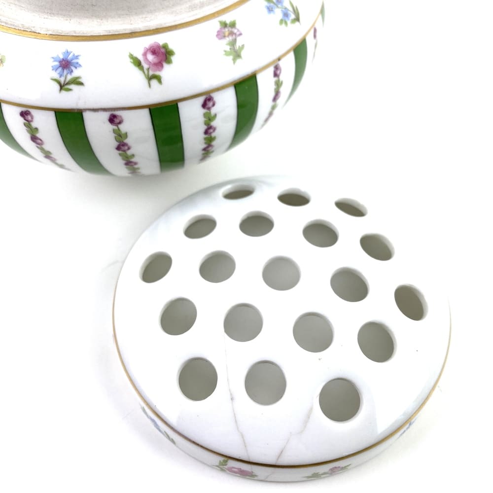 Pique fleurs porcelaine Limoges vintage et durable | Boutique BrocUp