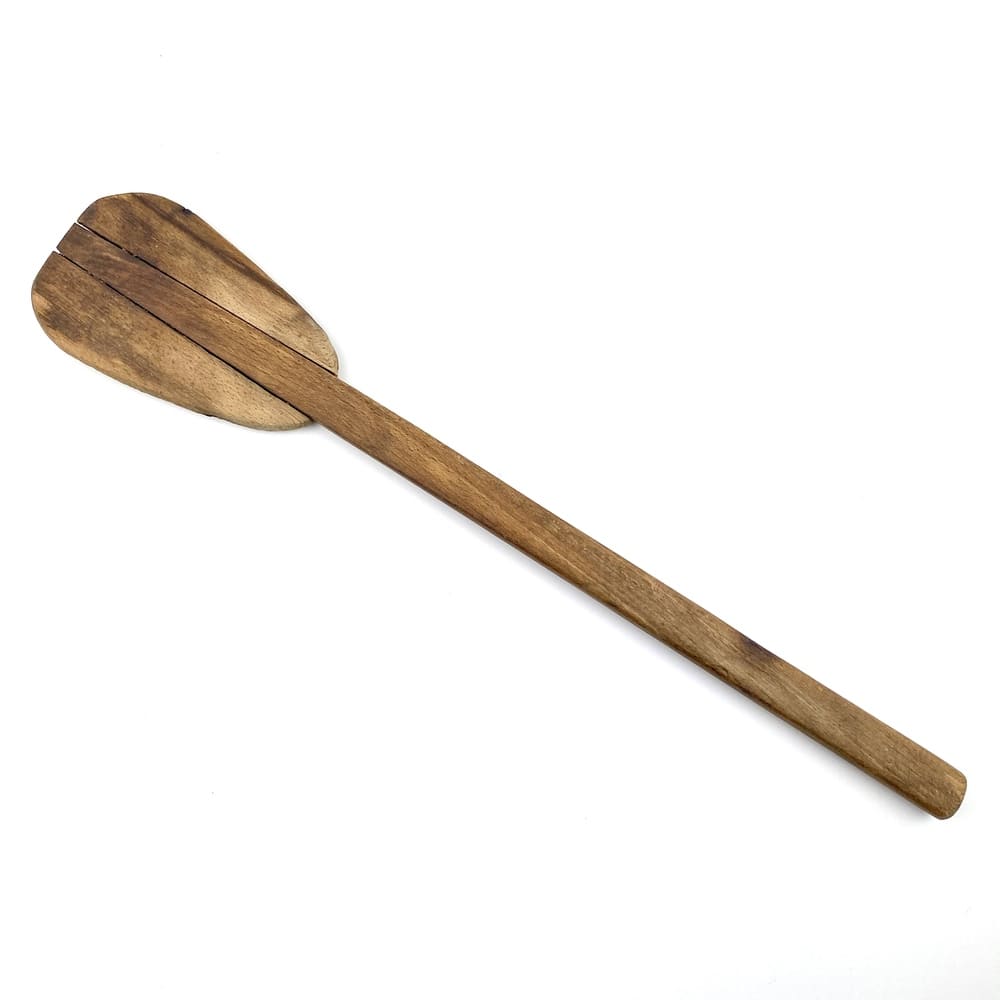 Grande spatule bois ancienne vintage et durable | Boutique BrocUp