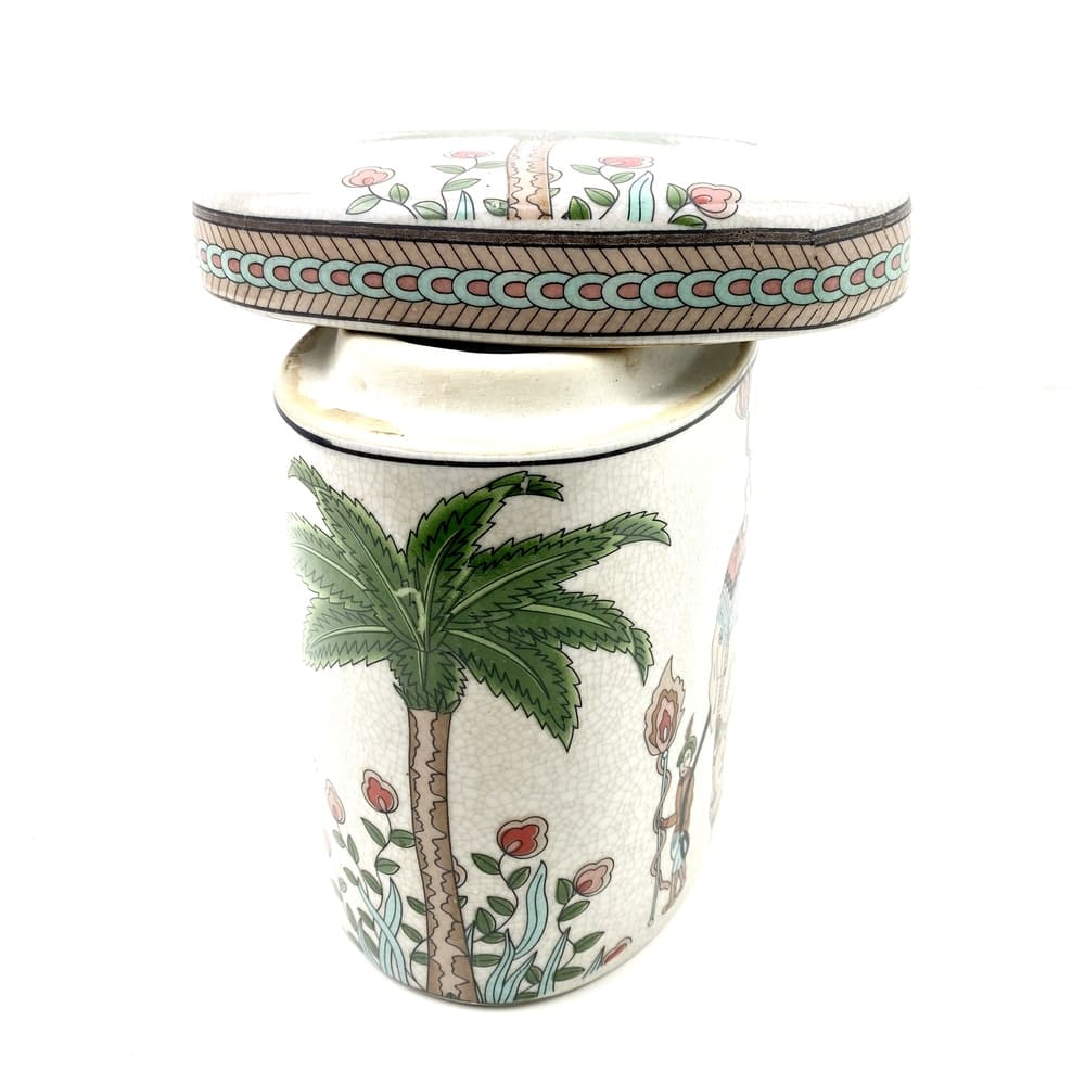 Pot céramique Retour des Indes vintage et durable | Boutique BrocUp