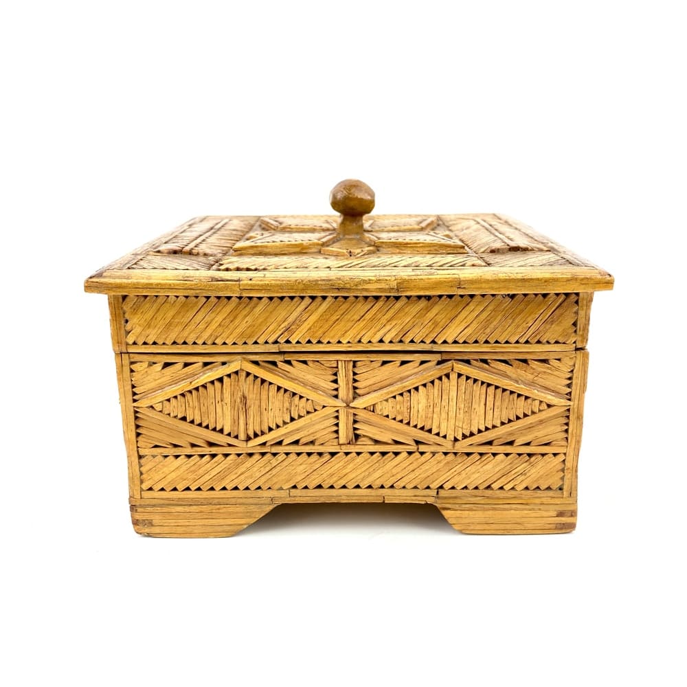 Boîte artisanale bois collé vintage et durable | Boutique Broc'Up