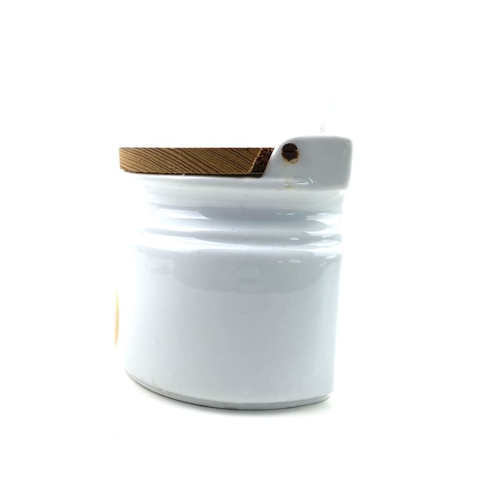 Boîte à sel décor pommes vintage et durable | Boutique BrocUp