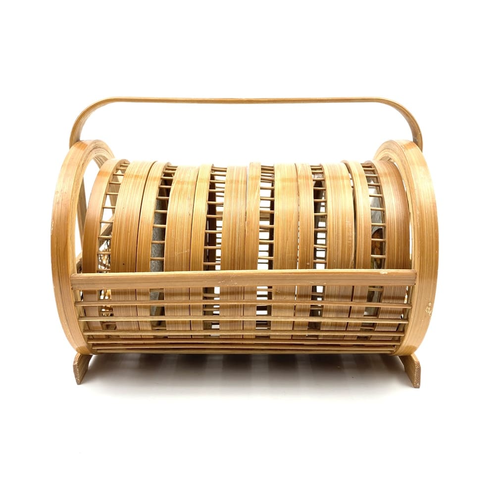 Set sous-verres bambou vintage et durable | Boutique Broc'Up