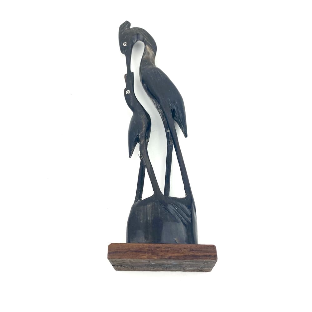 Sculpture oiseaux échassiers vintage et durable | Boutique BrocUp