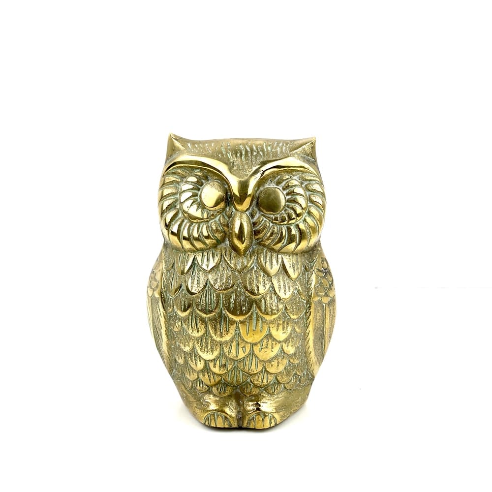 Hibou en laiton vintage et durable | Boutique Broc'Up