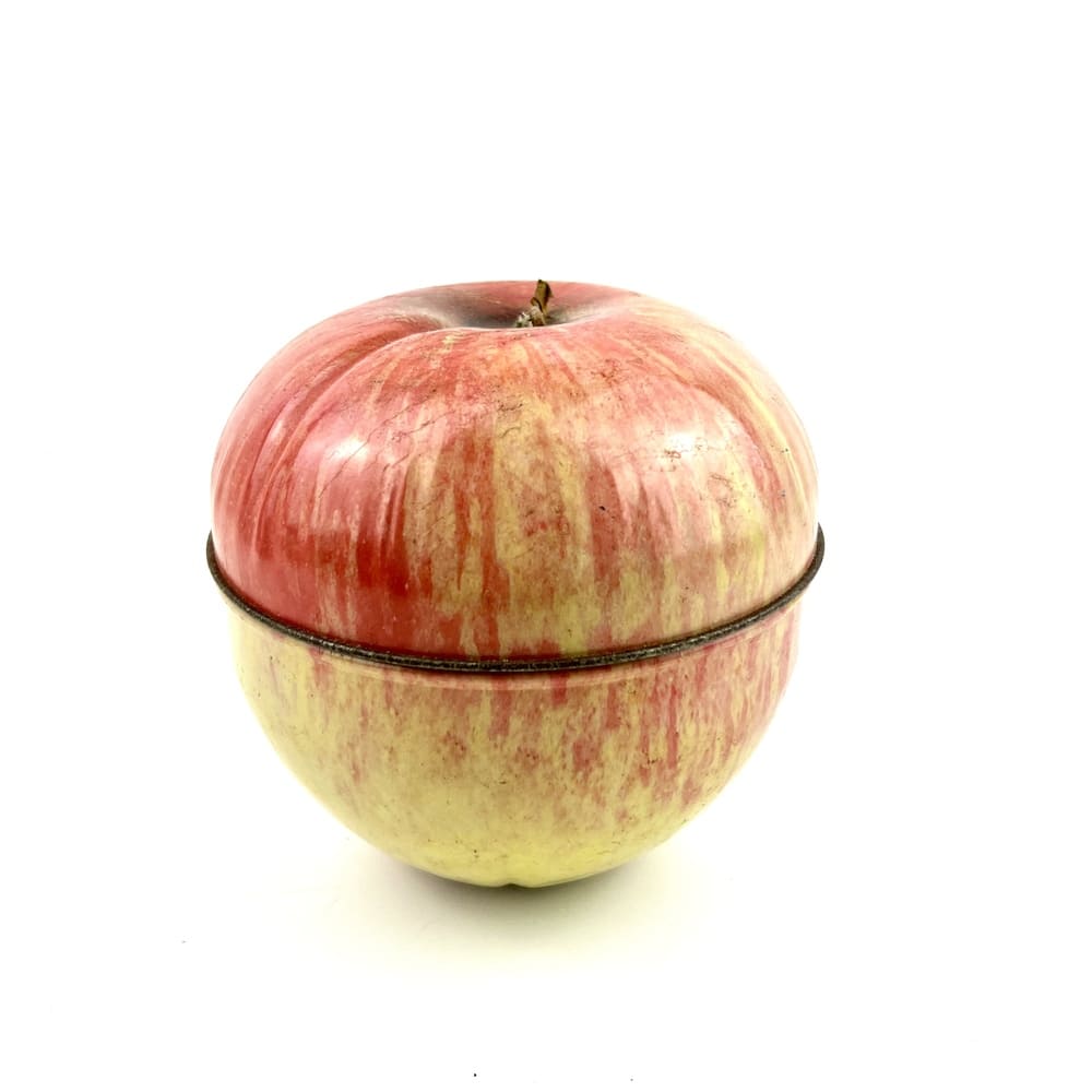 Boîte métal pomme ancienne vintage et durable | Boutique Broc'Up