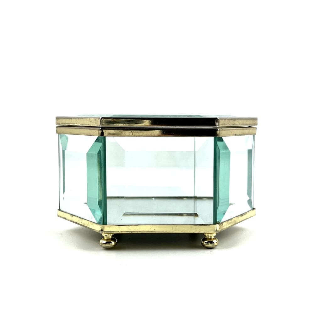 Boîte miroir hexagonale vintage et durable | Boutique BrocUp