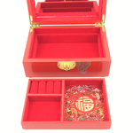 Boîte à bijoux chinoise vintage et durable brocup