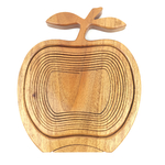 Dessous de plat ou corbeille pomme bois vintage et durable boutique broc'up