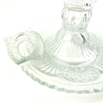 Bougeoir verre blanc vintage et durable boutique brocup