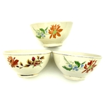 Bols faïence fleurs vintage et durables boutique brocup