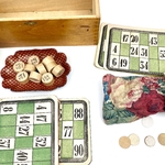 Boîte de jeu Loto ancien vintage et durable boutique brocup