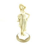 Statuette femme années 20 vintage et durable boutique broc'up