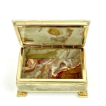 Boîte décorative en onyx vintage et durable boutique brocup