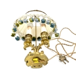 Lampe bouillotte deux bougeoirs vintage et durable | Boutique BrocUp